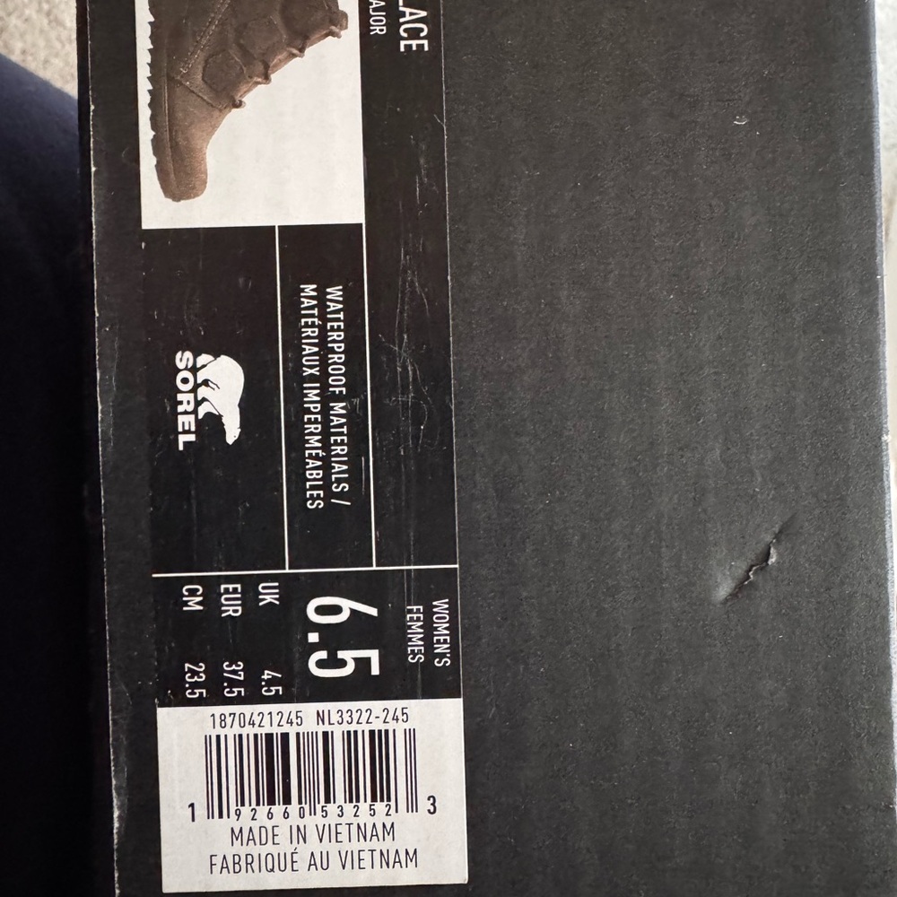 Sorel Dark Brown Suede Lace-Up Boots - Picture 5 of 6